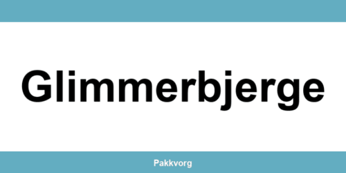 Kontakt GLS pakkeshop i Glimmerbjerge